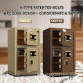 Patented bolts home double door fingerprint money safes